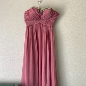 Rose Chiffon Formal Dress